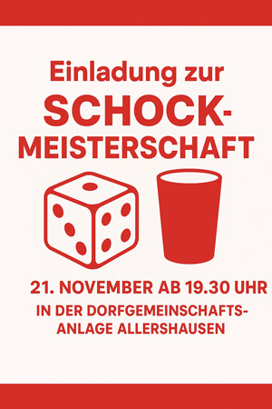 Schock aus !